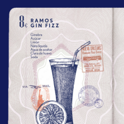 Pasaporte de cocktails internacionales
